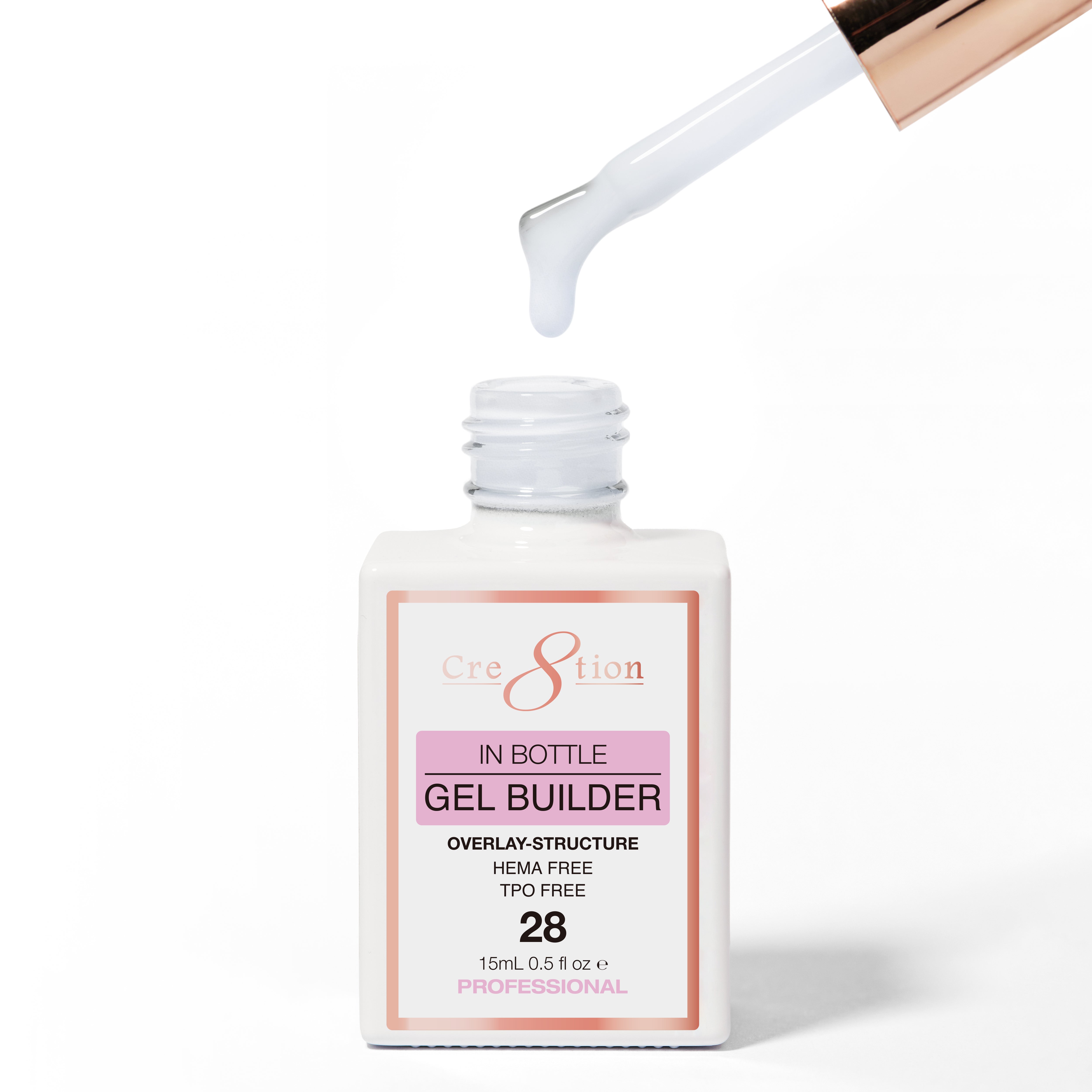 Cre8tion Gel Collection - Overlay/ Brush on Builder 0.5oz 28 Moring Mist