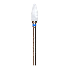 HNS DIAMOND NAIL DRILL BIT 3/32 WHITE FLAME CERAMIC 5IN1