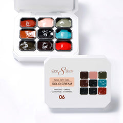 Cre8tion Nail Art Gel - Solid Cream - 06