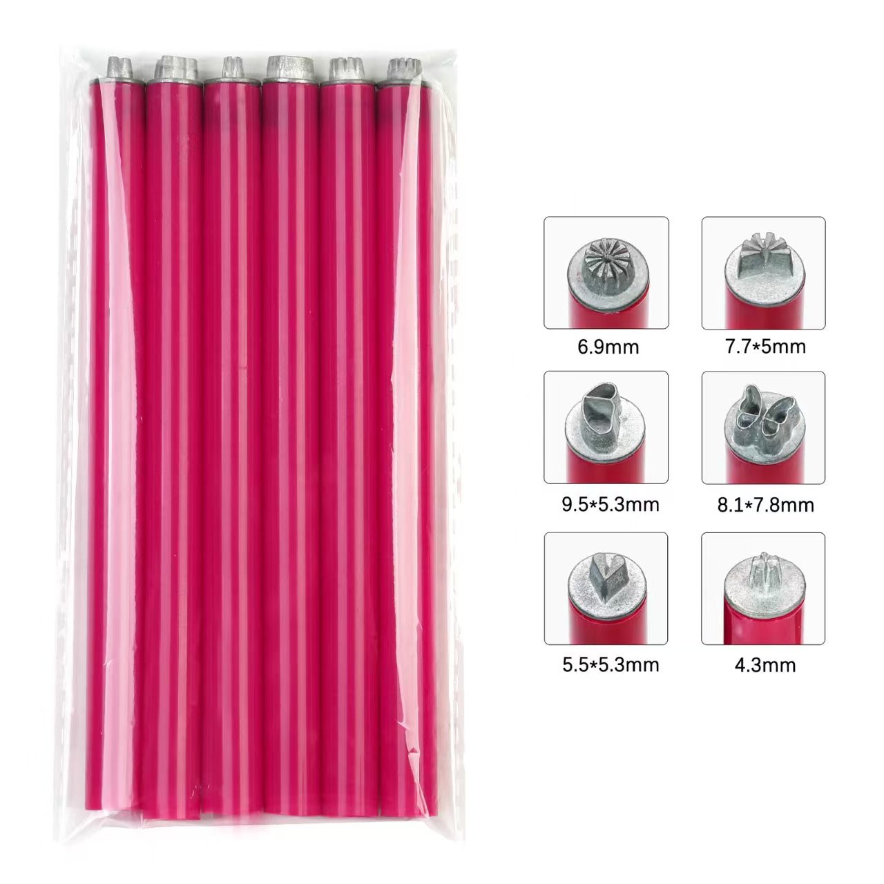 Cre8tion Stamp Pen Nail Art Set 6pcs