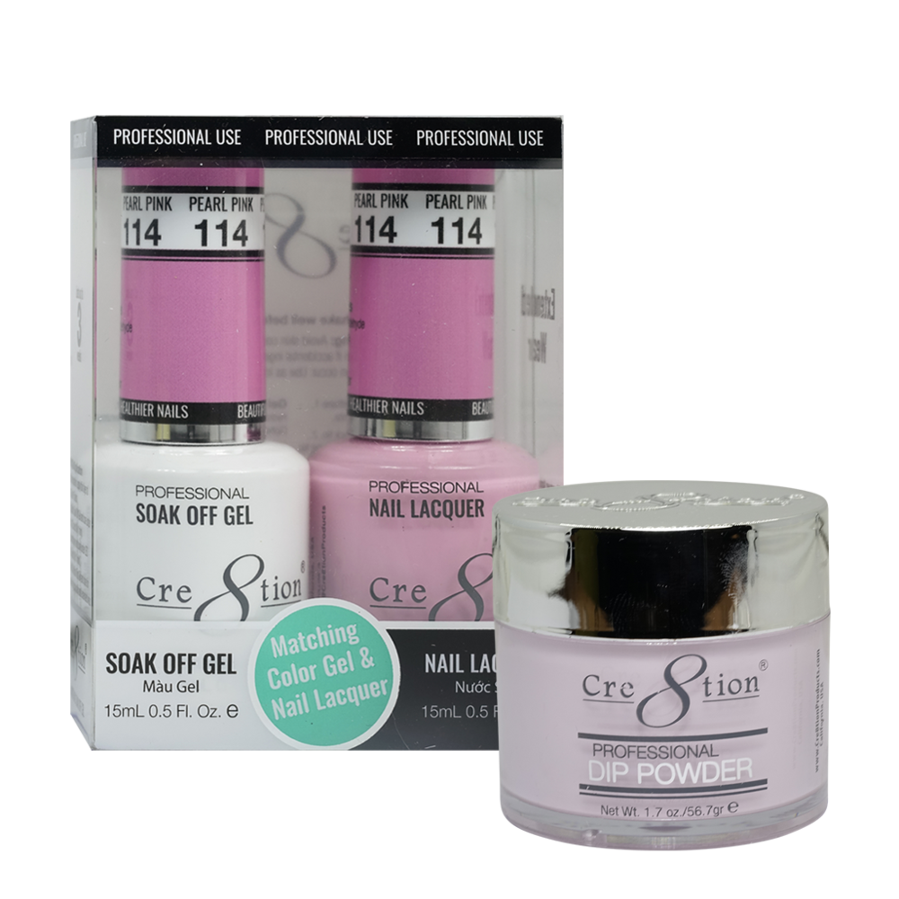 Cre8tion Matching Sets - 114 Pearl Pink