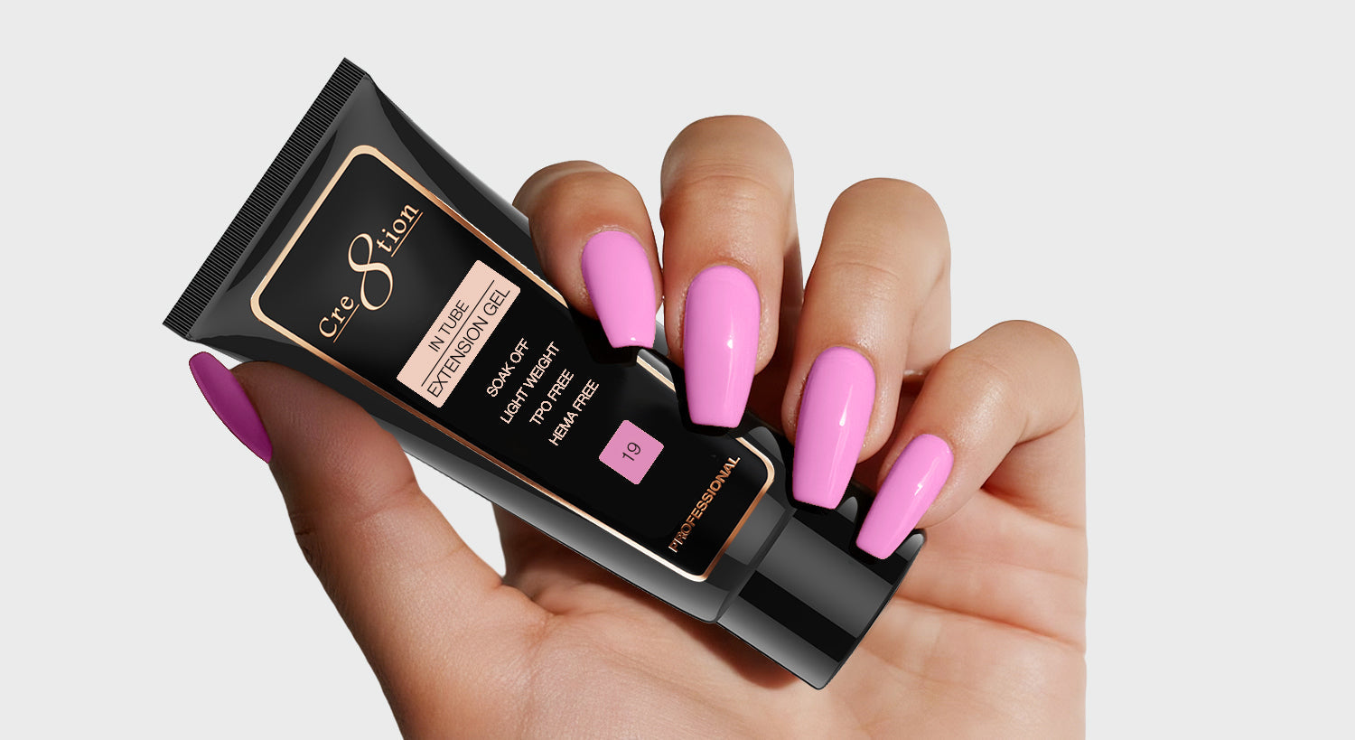 Cre8tion Poly Gel-Extension Gel In Tube 2oz - 19