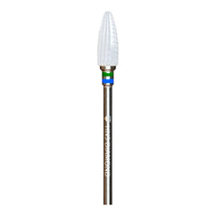 HNS DIAMOND NAIL DRILL BIT 3/32  WHITE FLAME CERAMIC 5IN1