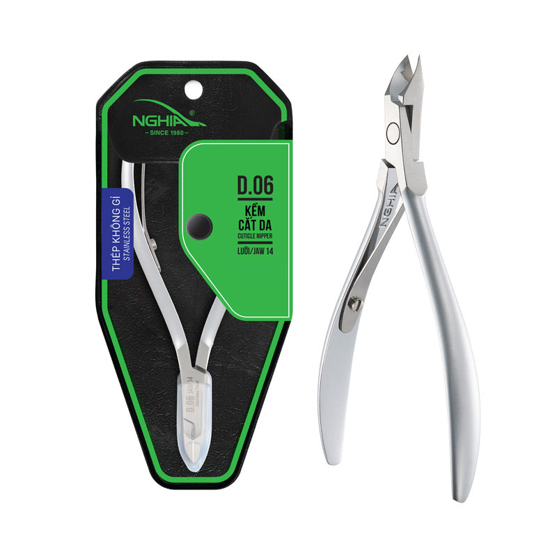 NGHIA Colorful Slanted Tips Tweezers - N-425 (Stainless Steel)
