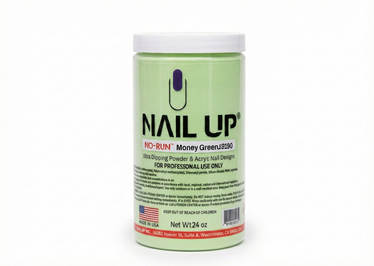 U9190-MONEY GREEN. NAIL UP-2IN1 POWDER. NOW $180(REG. $200). 10%OFF. NO-RUN, EMA-MSDS (Copy)