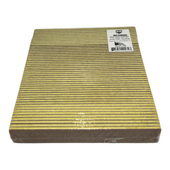 HNS DIAMOND NAIL FILES BROWN SQUare Sanitizable Jump 80/80 IN bag 50pcs