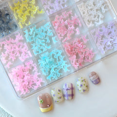 Cre8tion Nail Art Accessory Jelly Small Bows 10