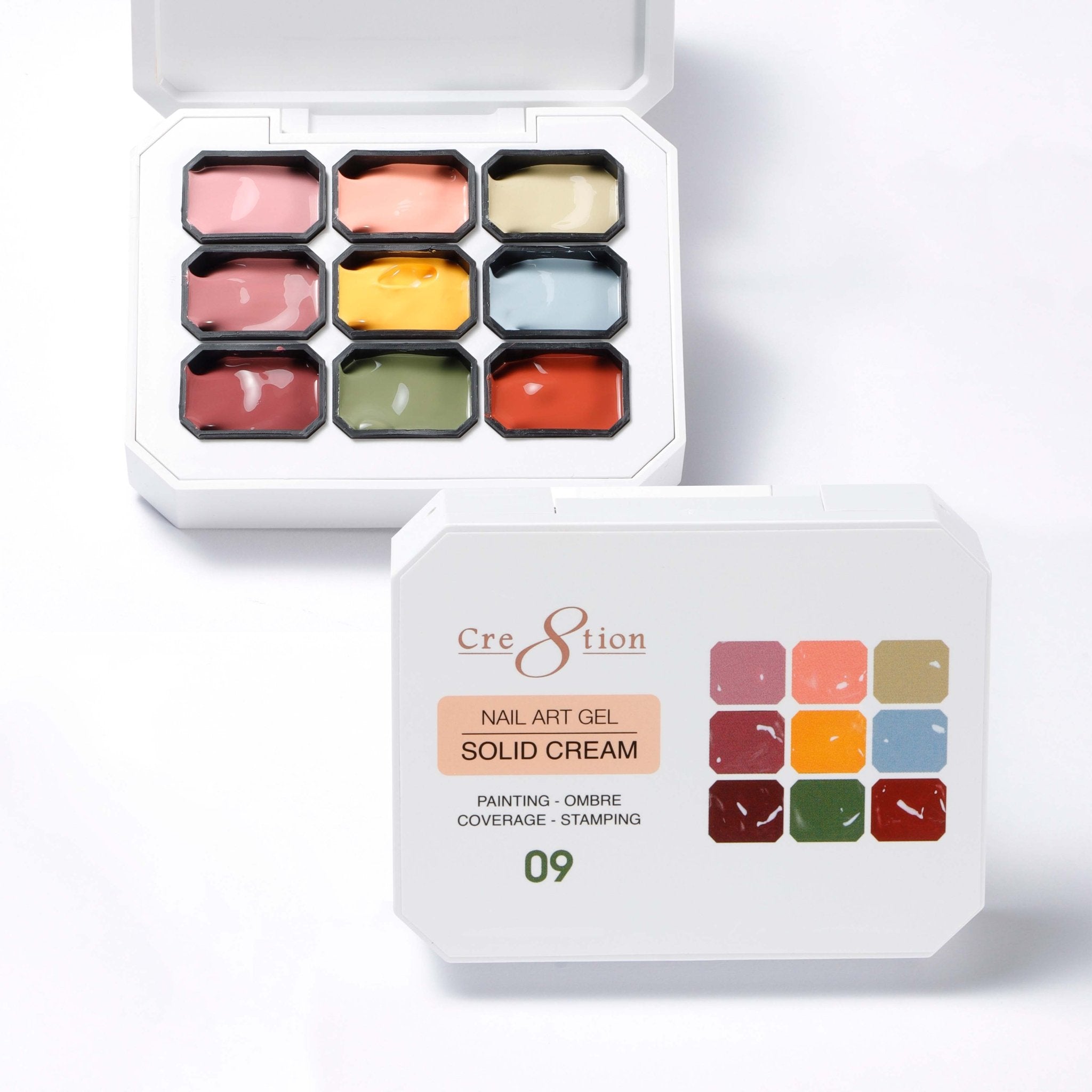 Cre8tion Nail Art Gel - Solid Cream - 09