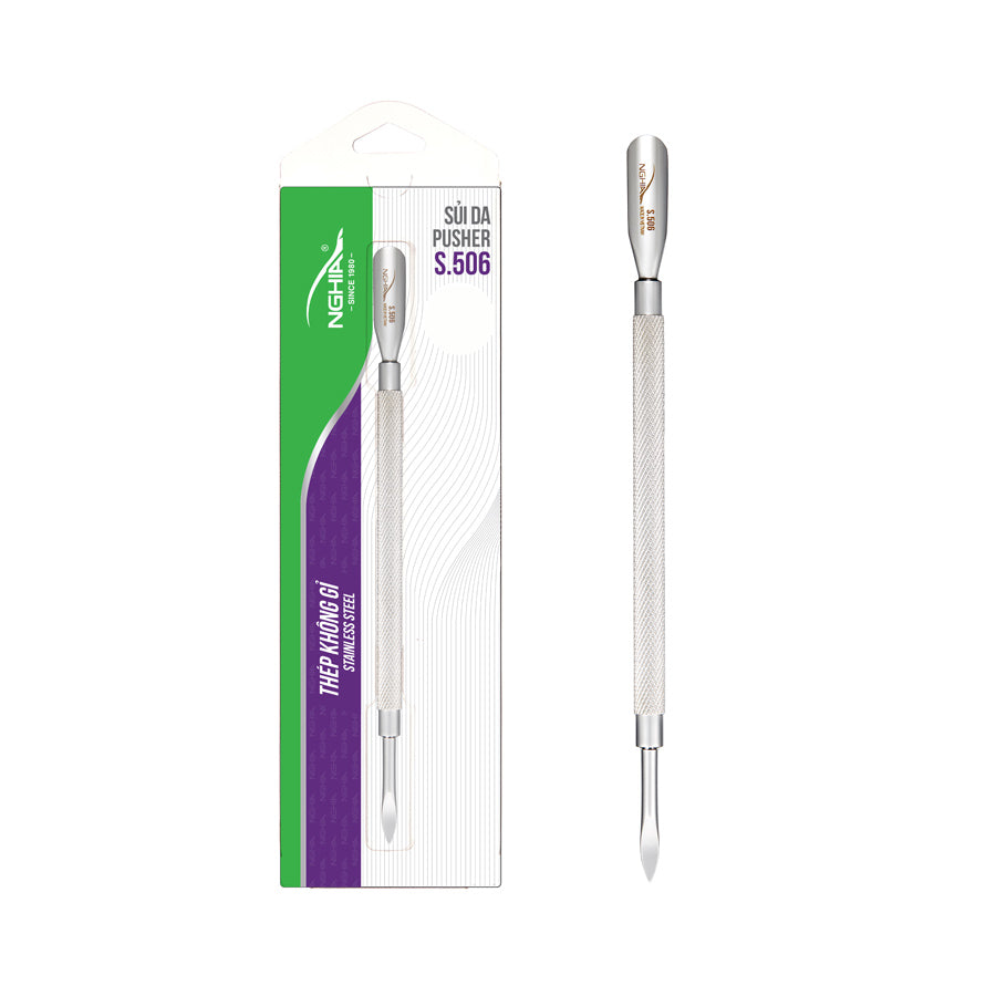 NGHIA Straight Blades Tweezer - N-404 (Stainless Steel)